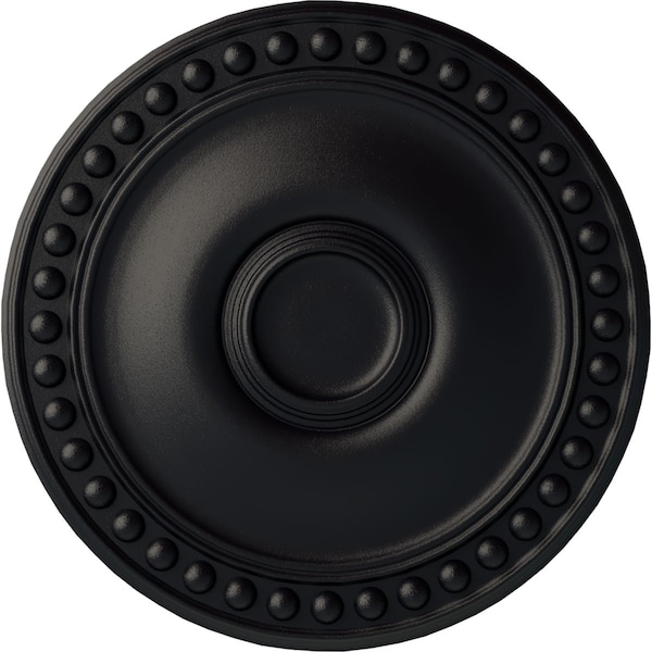 Ekena Millwork Foster Ceiling Medallion (Fits Canopies up to 5 5/8"), Hand-Painted Steel Gray, 19 1/8"OD x 1"P CM19FOSGS - main